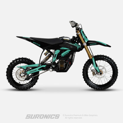 HALF BLACK MINT Surron Hyper Bee Graphics kit