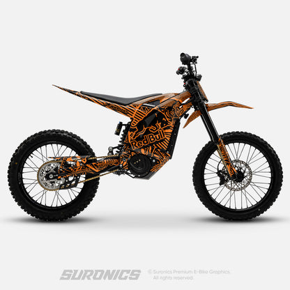 RACE ART BLACK ORANGE Arctic Leopard XE Graphics kit
