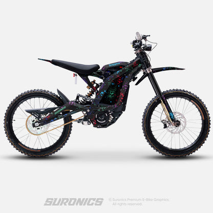 SPLATTER MULTICOLOR Surron Light Bee Graphics kit