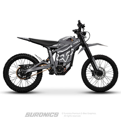 FOX RACER GREY WHITE Talaria Sting MX5 PRO Graphics kit