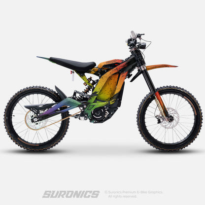 FADE RAINBOW Surron Light Bee Graphics kit