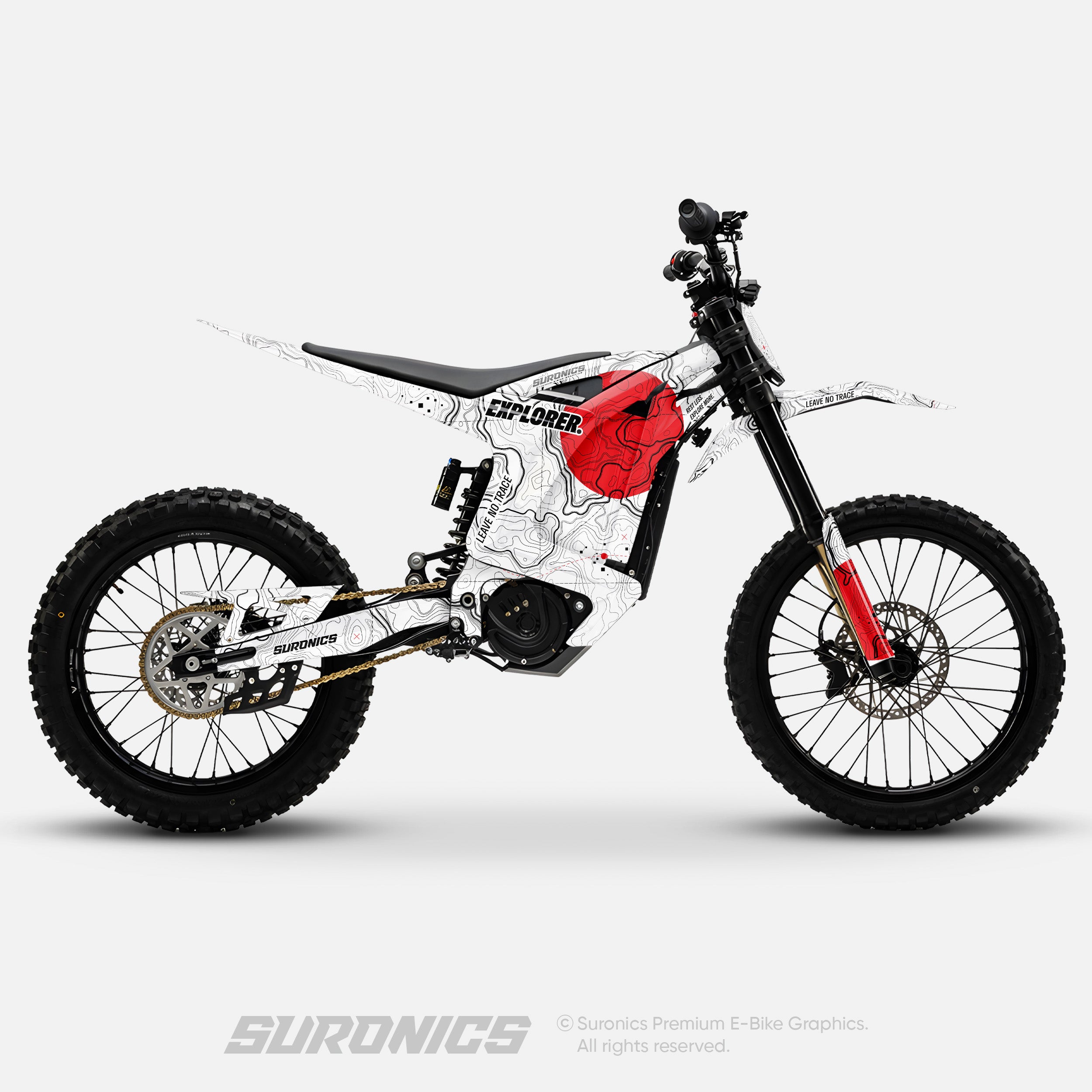 EXPLORER WHITE RED Arctic Leopard XE Graphics kit