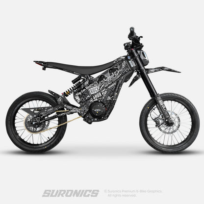 STICKY BLACK GREY Talaria XXX Graphics kit