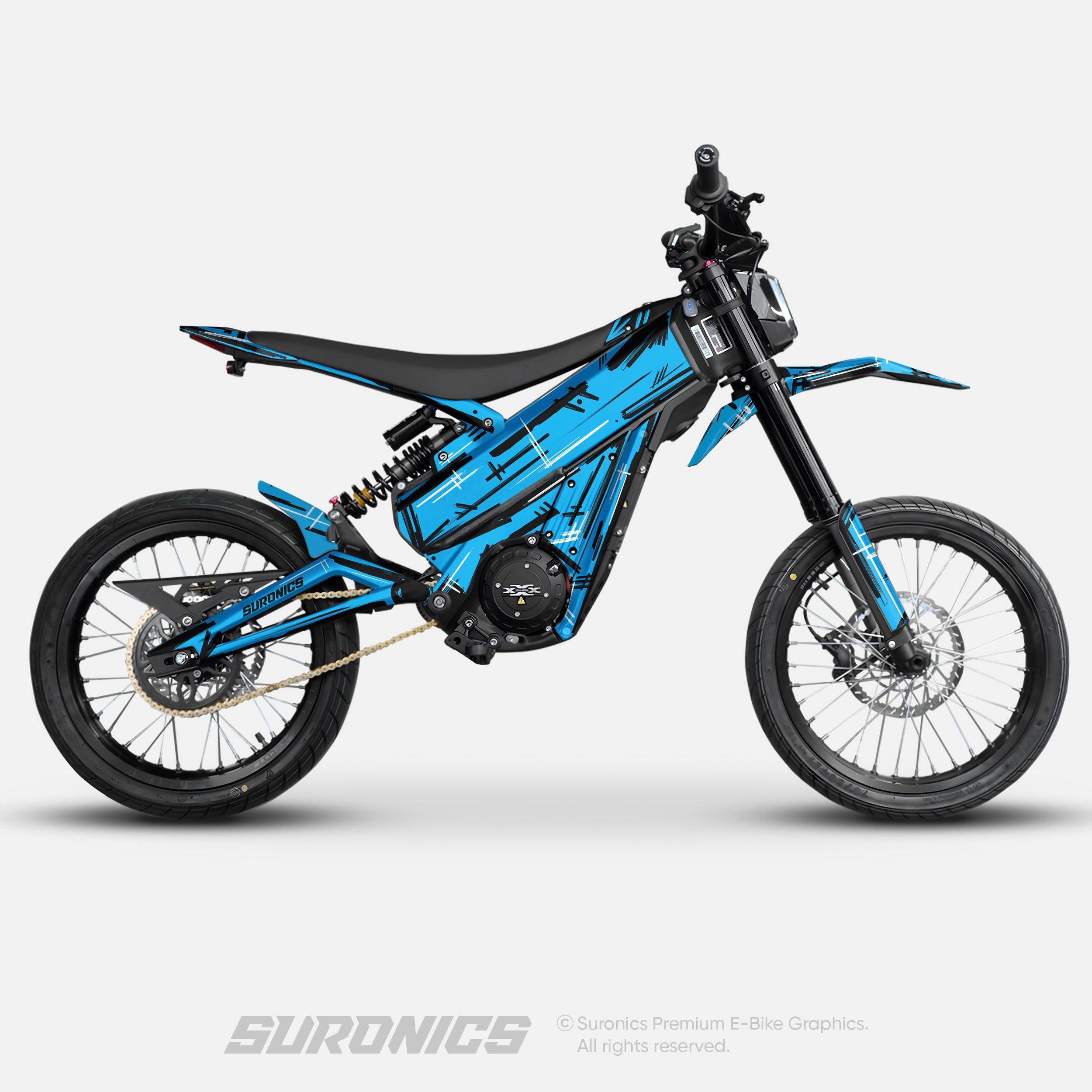 MARKER CYAN Talaria XXX Graphics kit