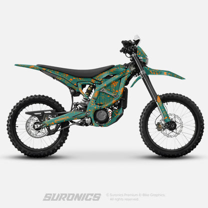 SPLATTER AVENTUR ORANGE Surron Ultra Bee Graphics kit
