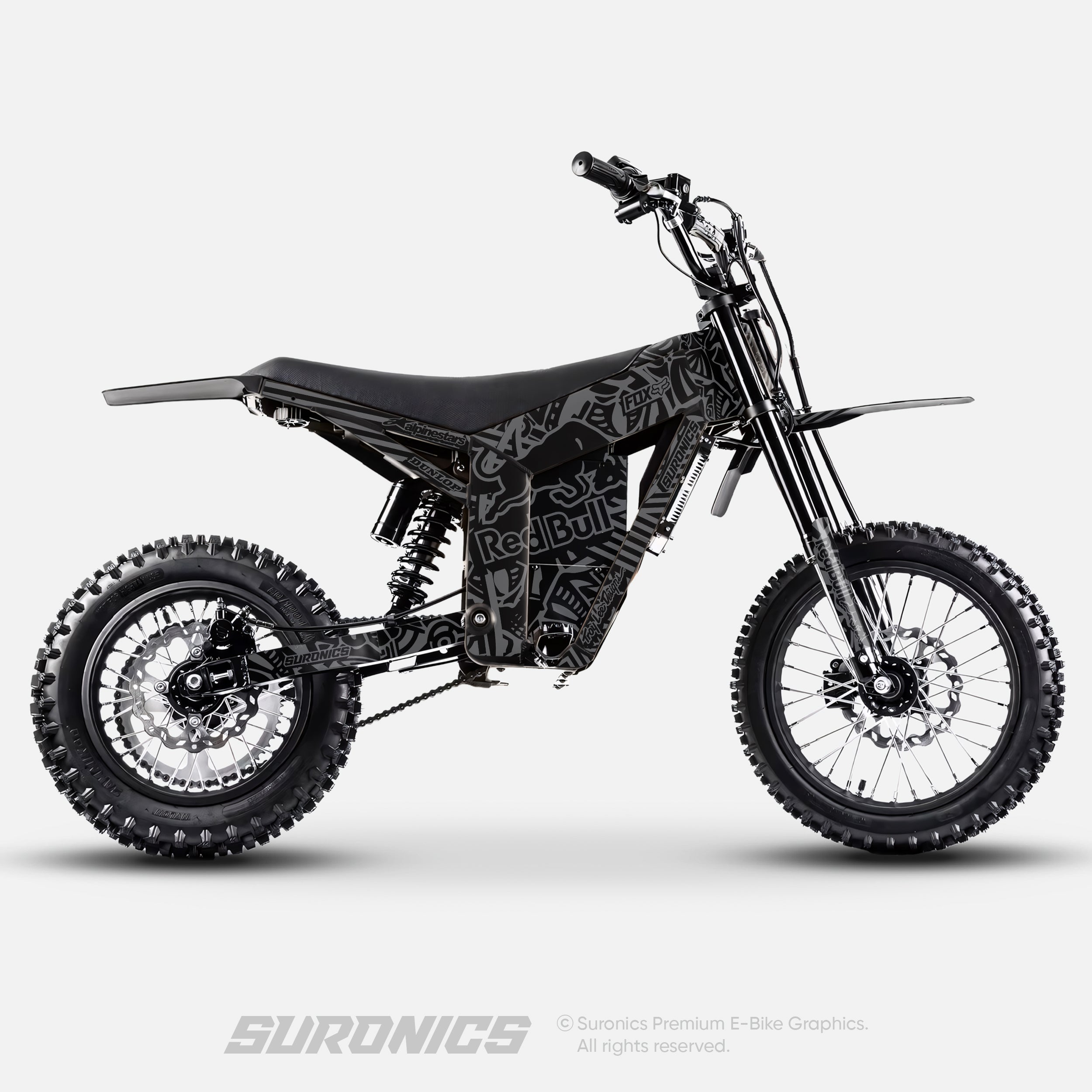 RACE ART BLACK GREY Tuttio Soleil 01 Graphics kit