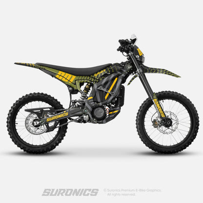 FUTURACE OLIVE YELLOW Surron Ultra Bee Graphics kit