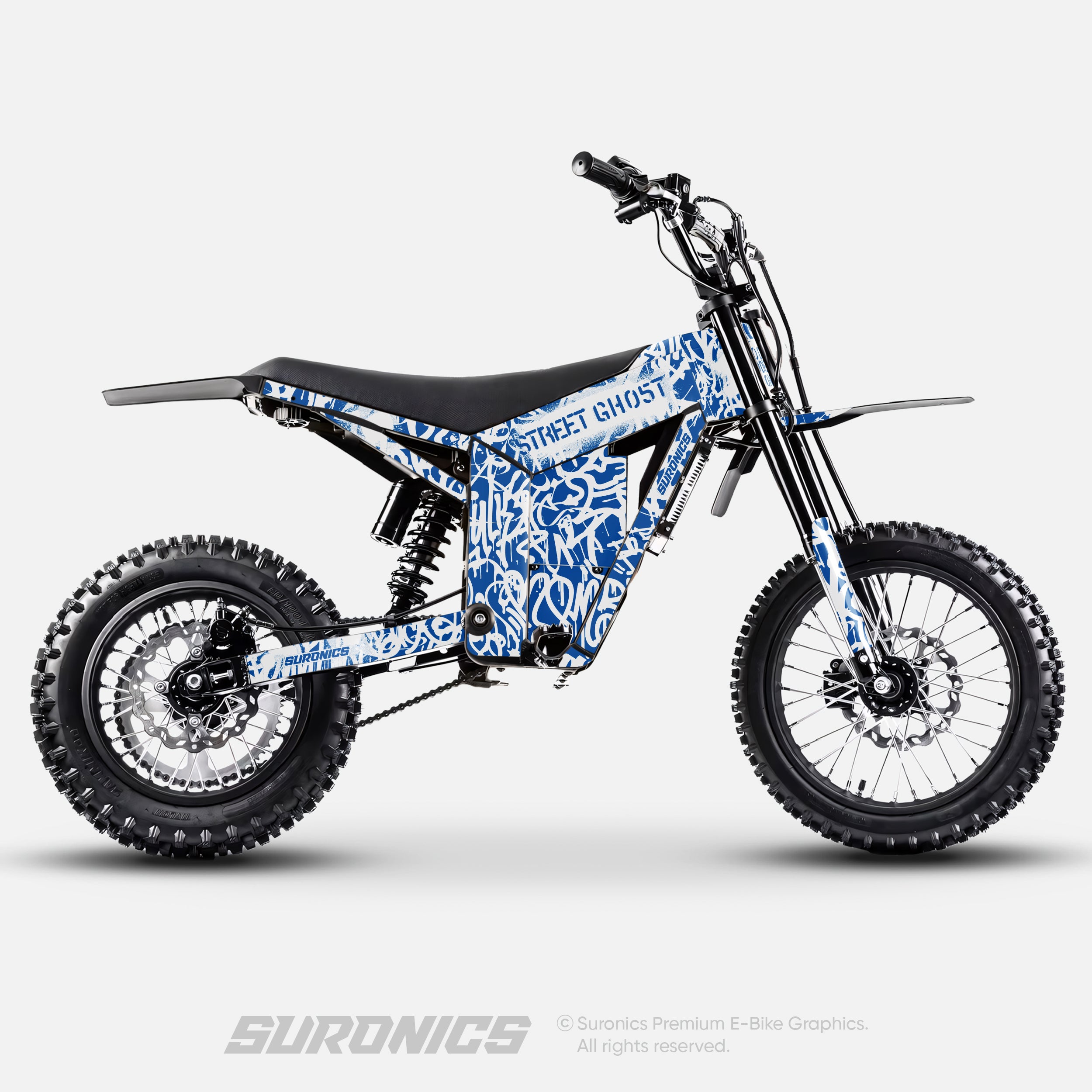 STREET GHOST BLUE WHITE Tuttio Soleil 01 Graphics kit