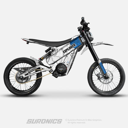 EXPLORER WHITE BLUE Talaria XXX Graphics kit