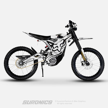 FOX RACER WHITE BLACK Ventus One Graphics kit