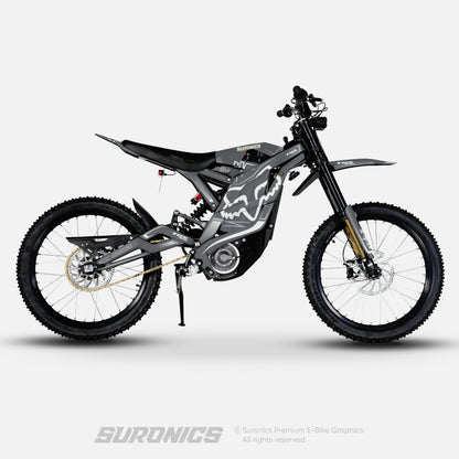 FOX RACER GREY WHITE 79Bike Falcon PRO / GT / M Graphics kit