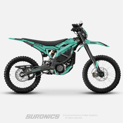 HALF MINT BLACK Surron Ultra Bee Graphics kit