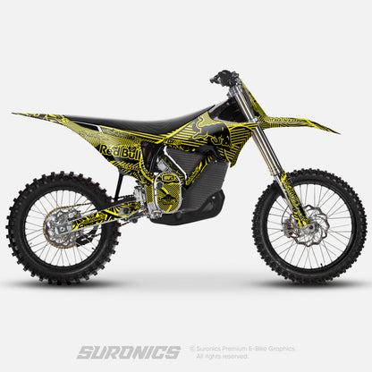 RACE ART BLACK YELLOW Stark Varg Graphics kit