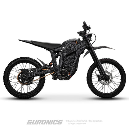 RACE ART BLACK GREY Talaria Sting MX5 PRO Graphics kit