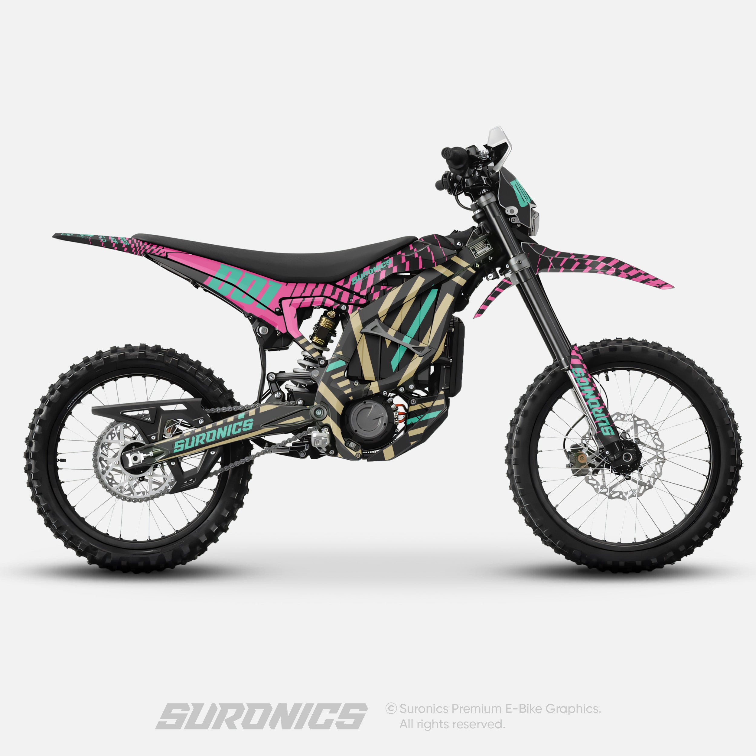 FUTURACE PINK MINT Surron Ultra Bee Graphics kit