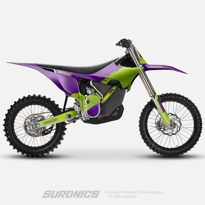 HALF PURPLE GREEN Stark Varg Graphics kit