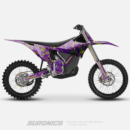 SPLATTER PURPLE GREEN Stark Varg Graphics kit