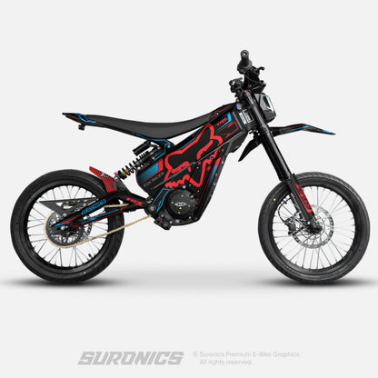 FOX RACER BLACK RED Talaria XXX Graphics kit
