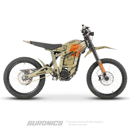 EXPLORER SAND ORANGE Talaria Sting MX3 MX4 Graphics kit