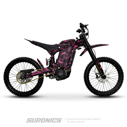 SPLATTER BLACK PINK Rerode R1 Graphics kit