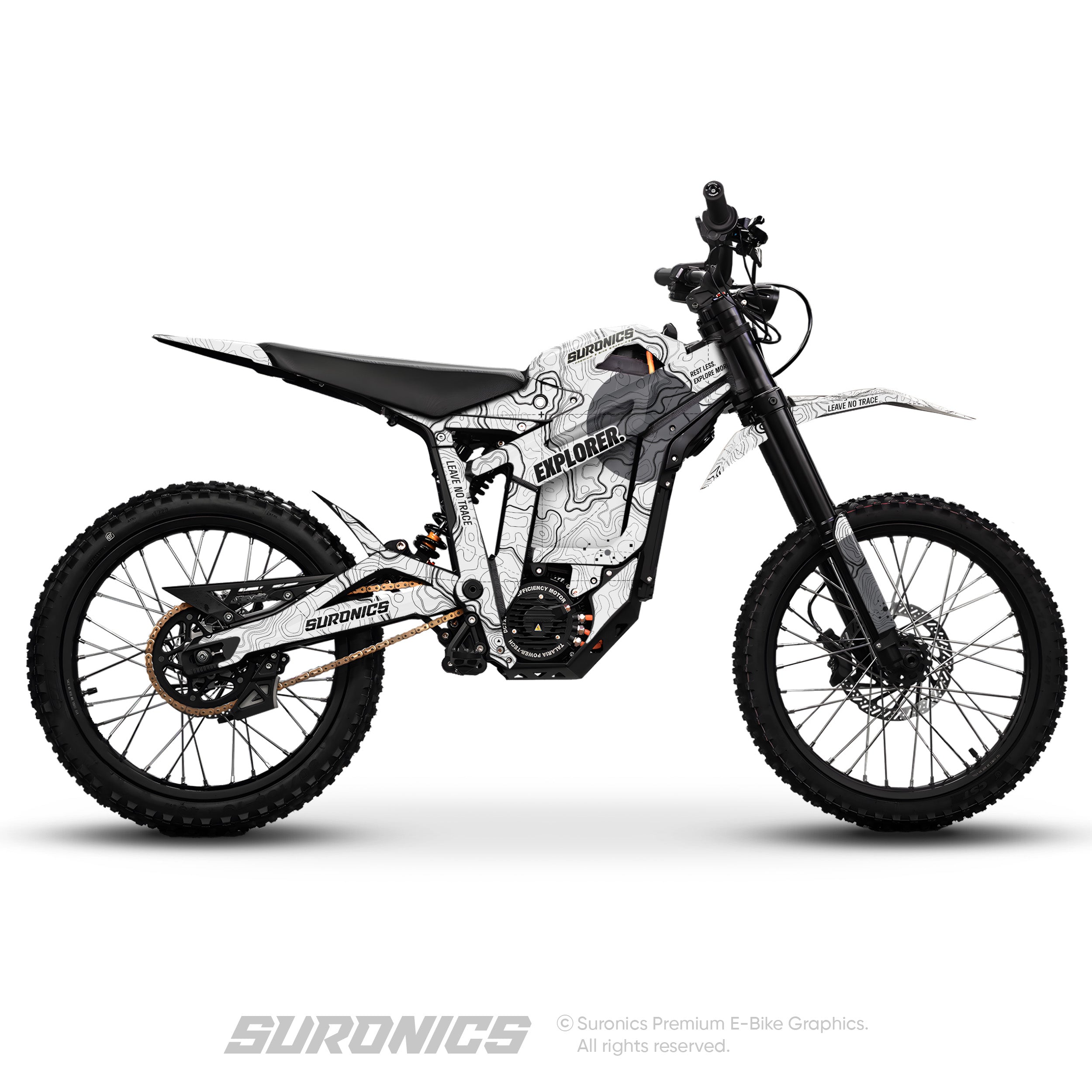 EXPLORER WHITE GREY Talaria Sting MX5 PRO Graphics kit
