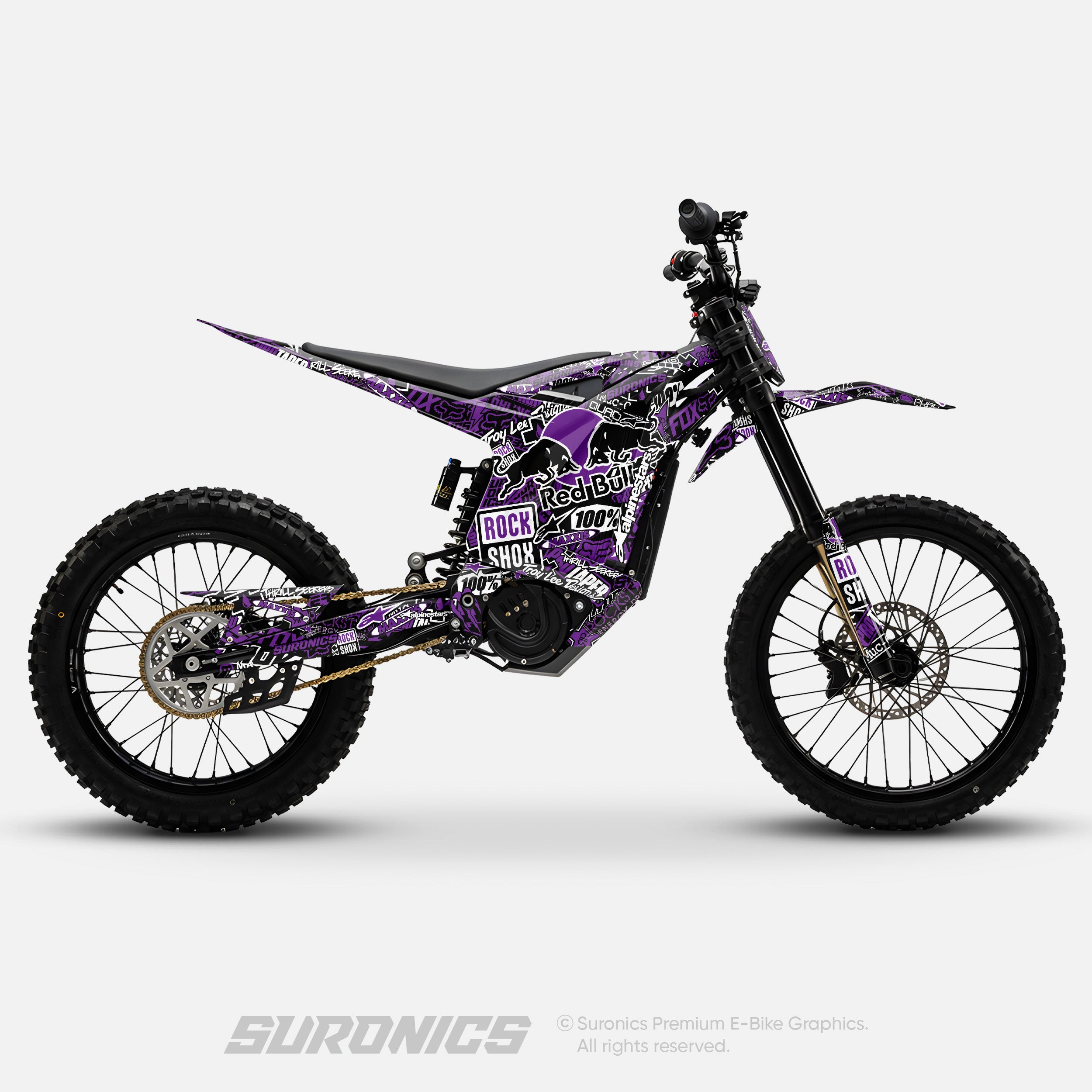 STICKY BLACK PURPLE Arctic Leopard XE Graphics kit