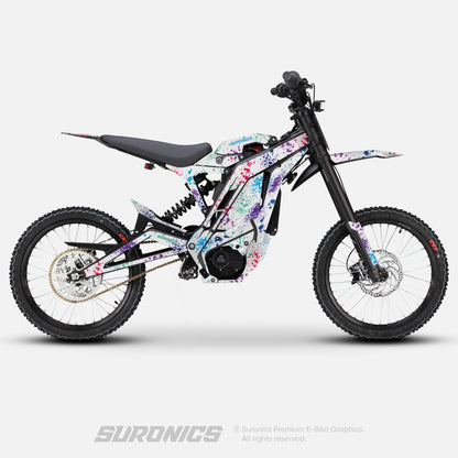 SPLATTER WHITE MULTICOLOR Eride Pro SS SR Graphics kit