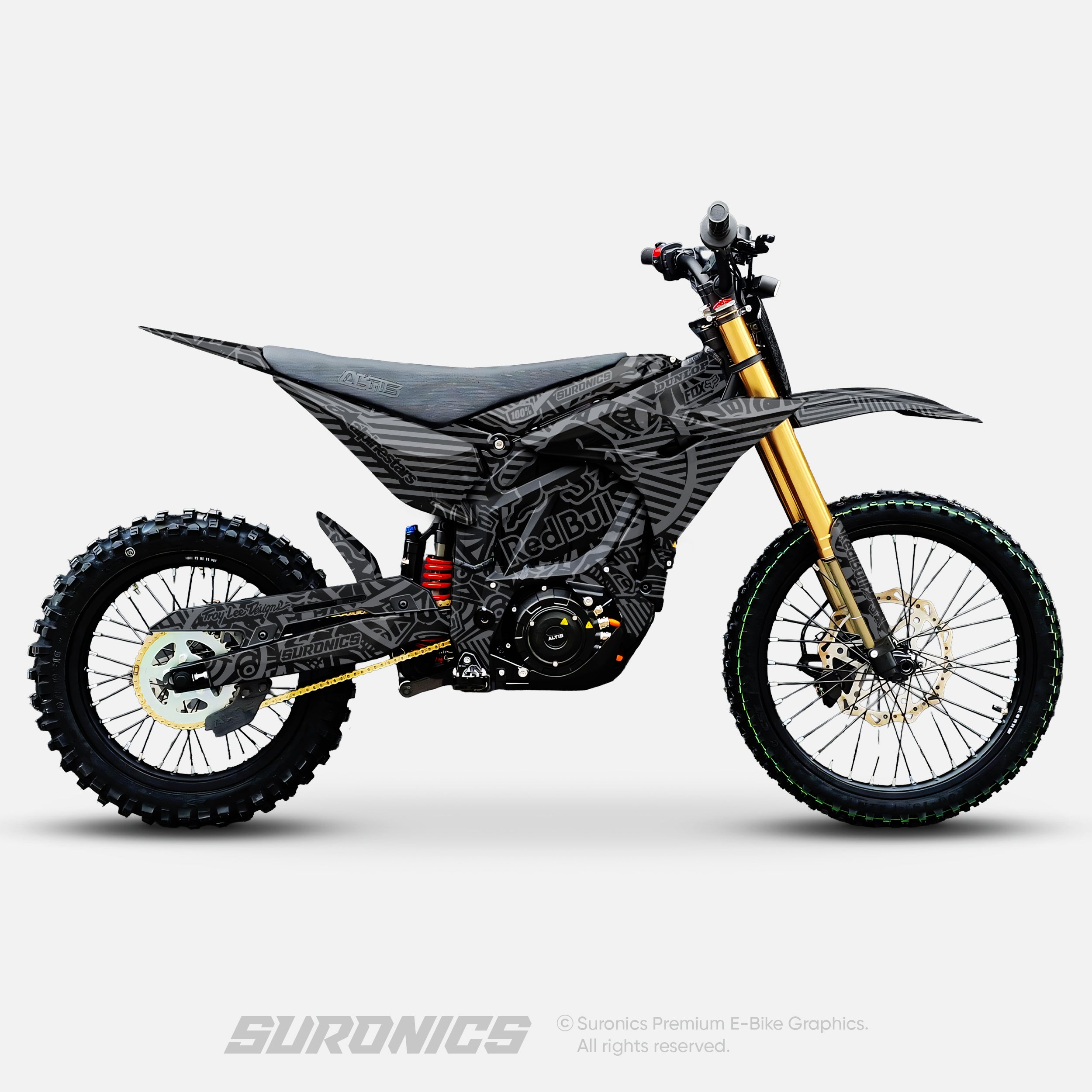 RACE ART BLACK GREY Altis Sigma Graphics kit