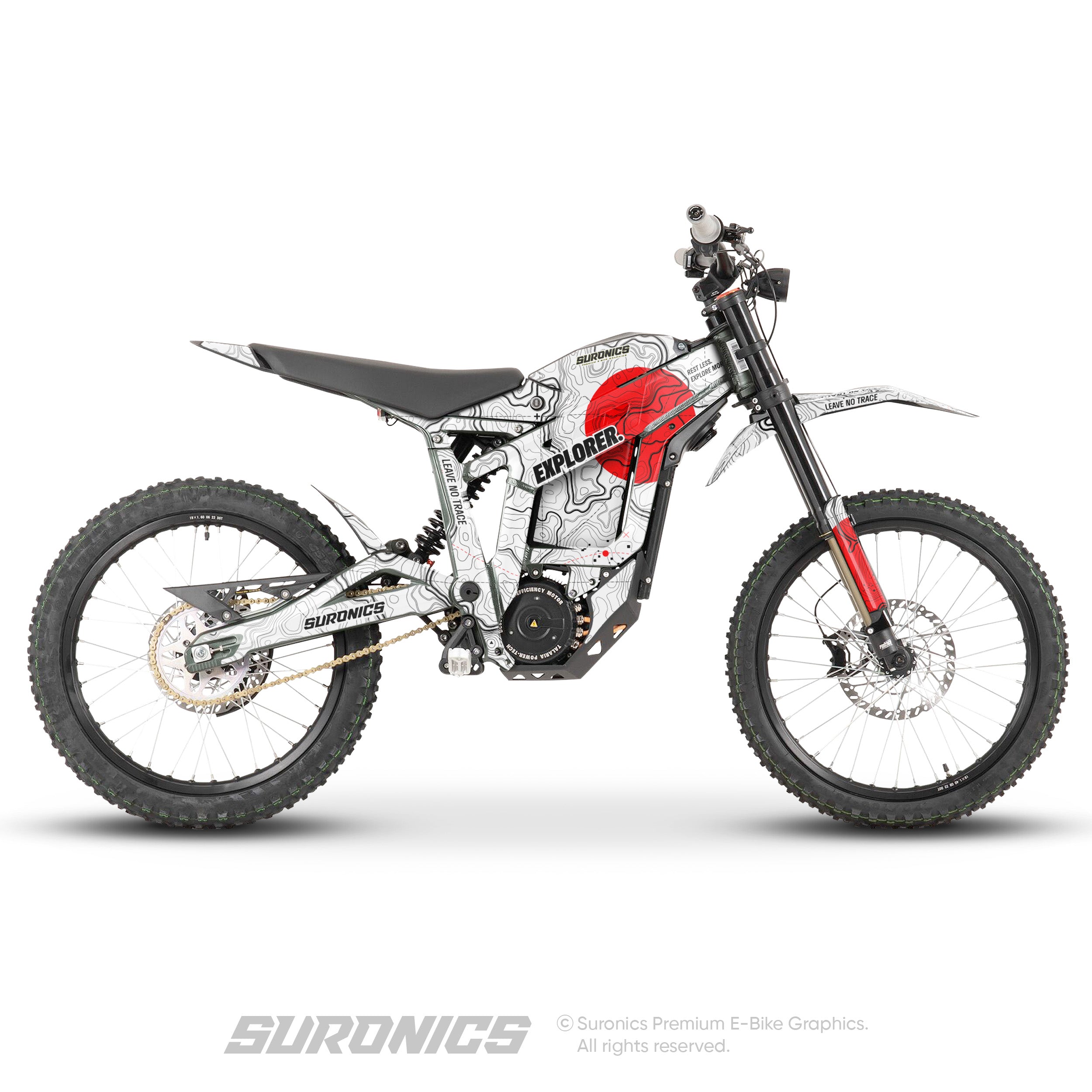 EXPLORER WHITE RED Talaria Sting MX3 MX4 Graphics kit