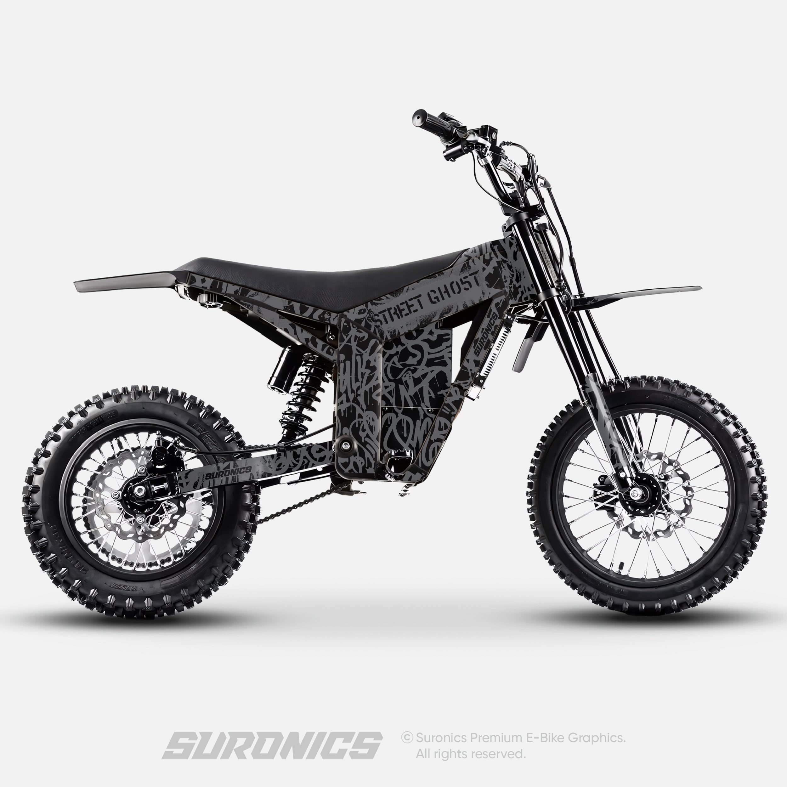 STREET GHOST BLACK GREY Tuttio Soleil 01 Graphics kit