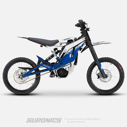 HALF WHITE BLUE E-Ride Pro SS SR Graphics kit
