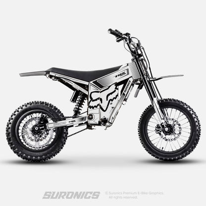 FOX RACER White Black Tuttio Soleil 01 Graphics kit