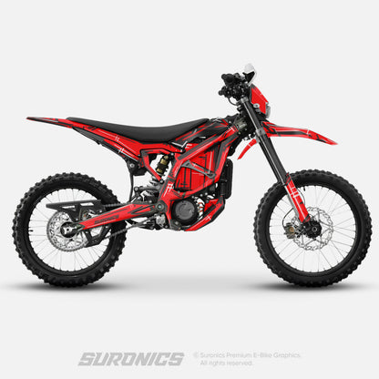 MARKER RED Surron Ultra Bee Graphics kit