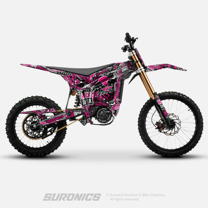 STICKY BLACK MAGENTA Talaria Komodo Graphics kit