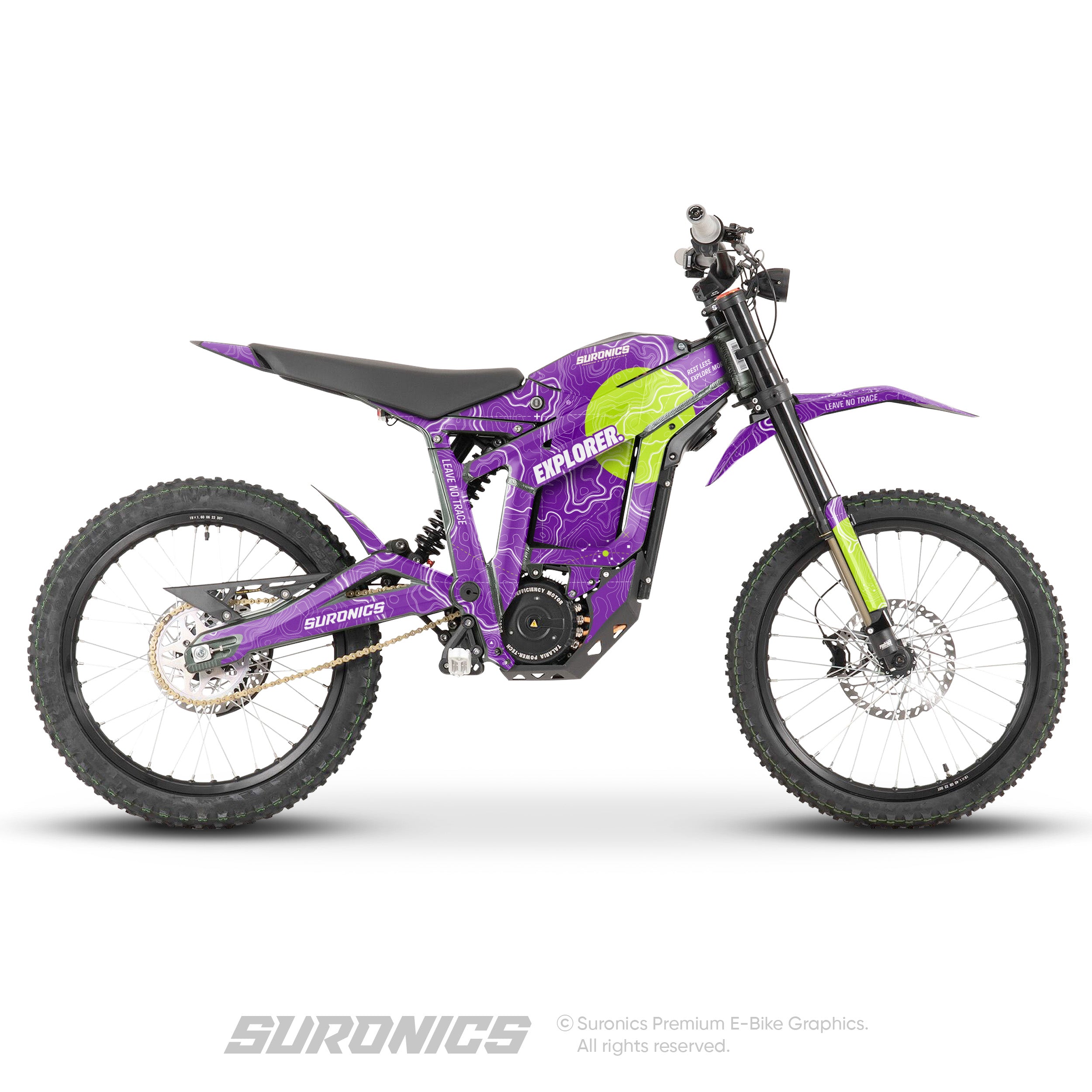 EXPLORER PURPLE GREEN Talaria Sting MX3 MX4 Graphics kit