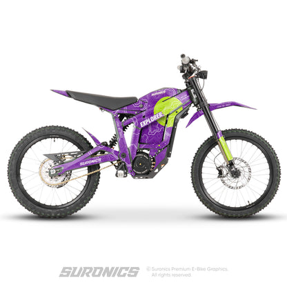 EXPLORER PURPLE GREEN Talaria Sting MX3 MX4 Graphics kit