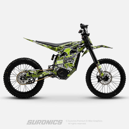 STICKY BLACK GREEN Arctic Leopard XE Graphics kit