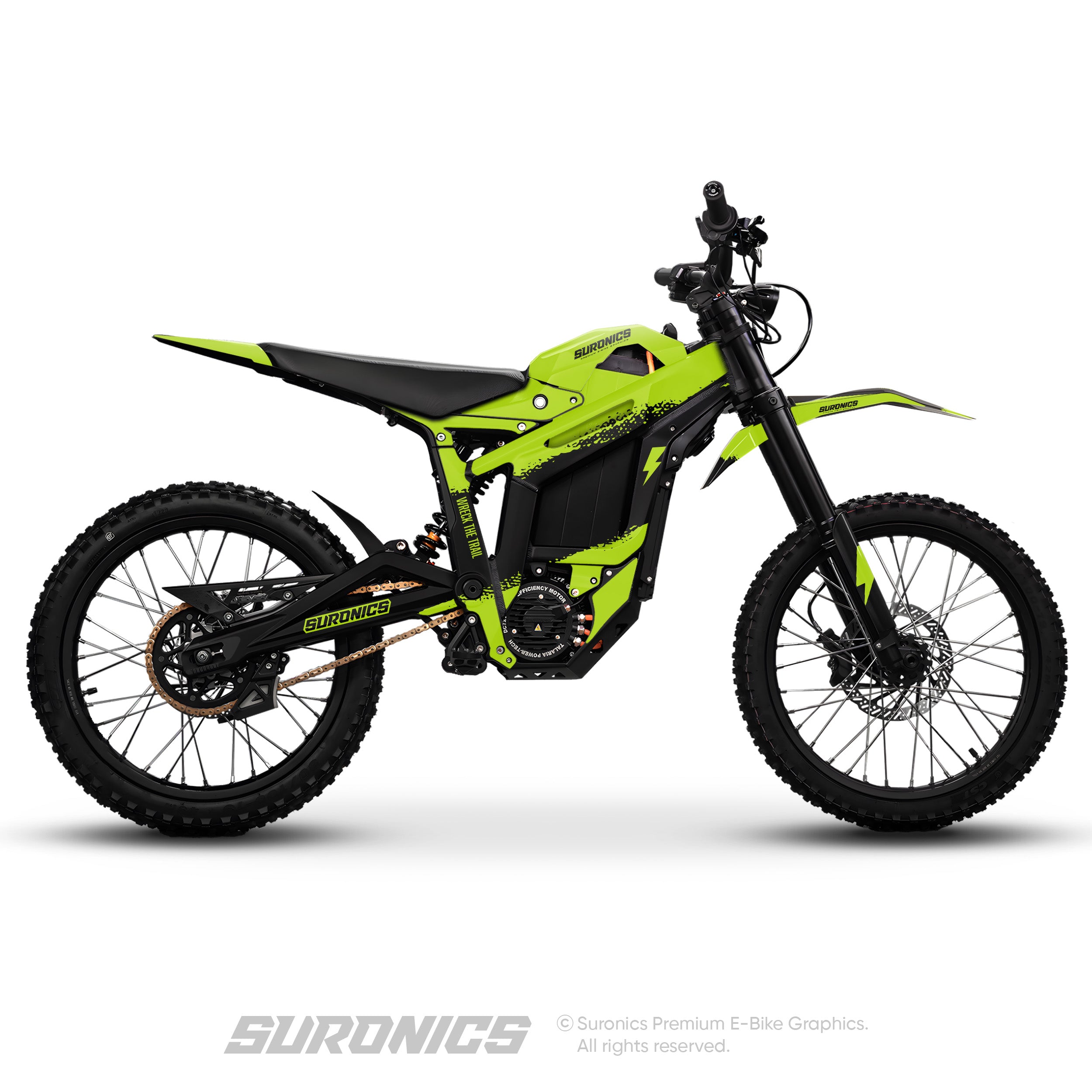 HALF GREEN BLACK Talaria Sting MX5 PRO Graphics kit