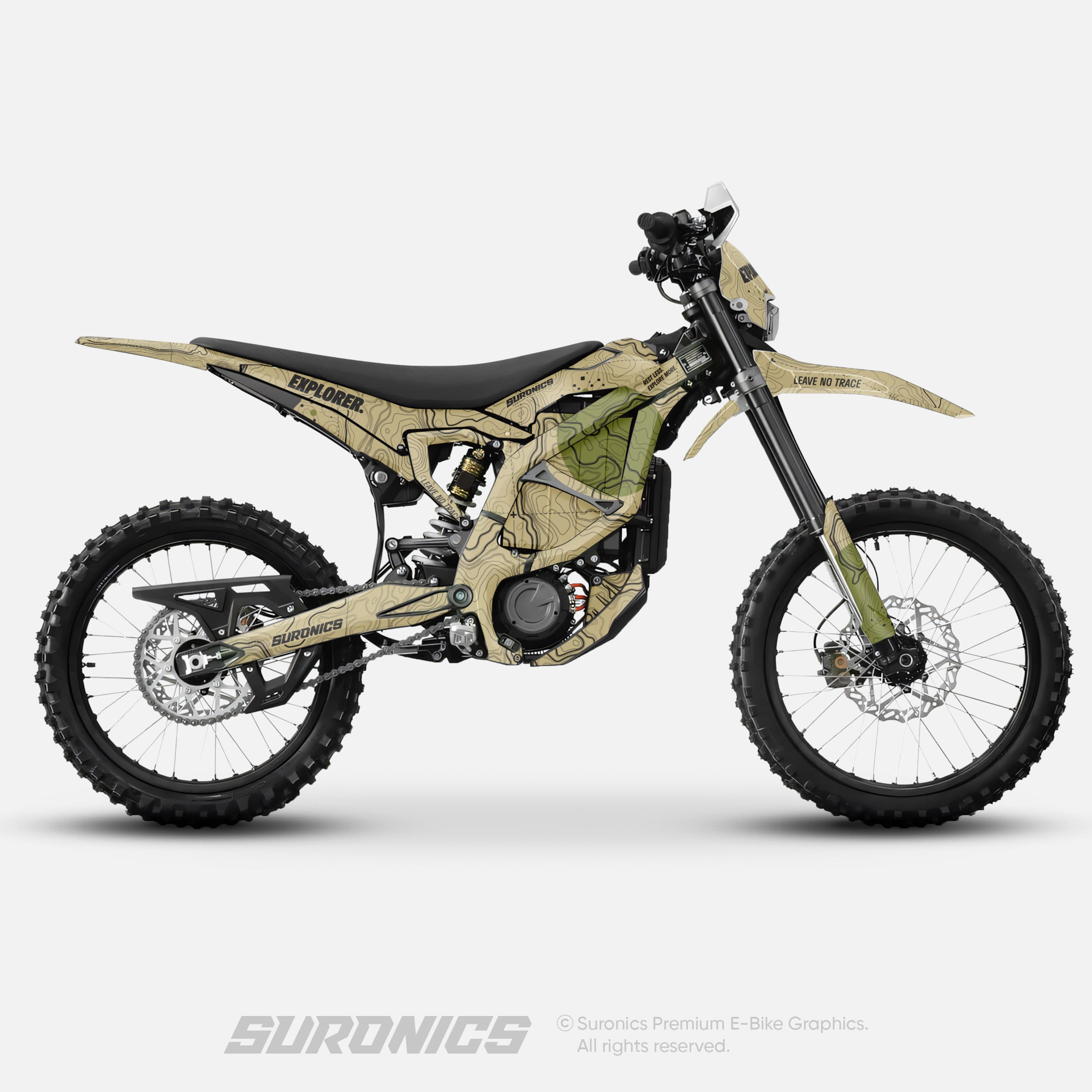 EXPLORER SAND OLIVE Surron Ultra Bee Graphics kit