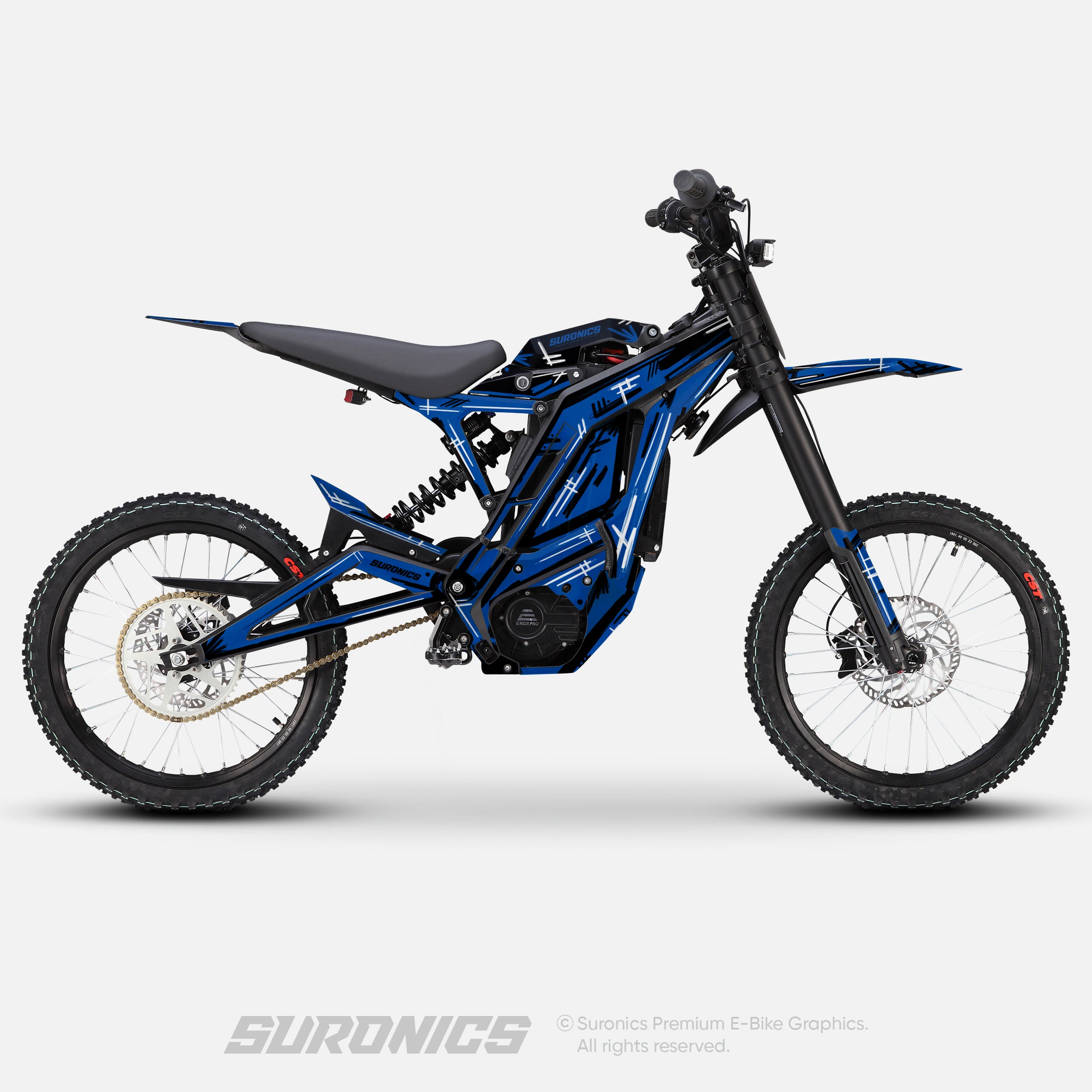 MARKER BLUE E-Ride Pro SS SR Graphics kit