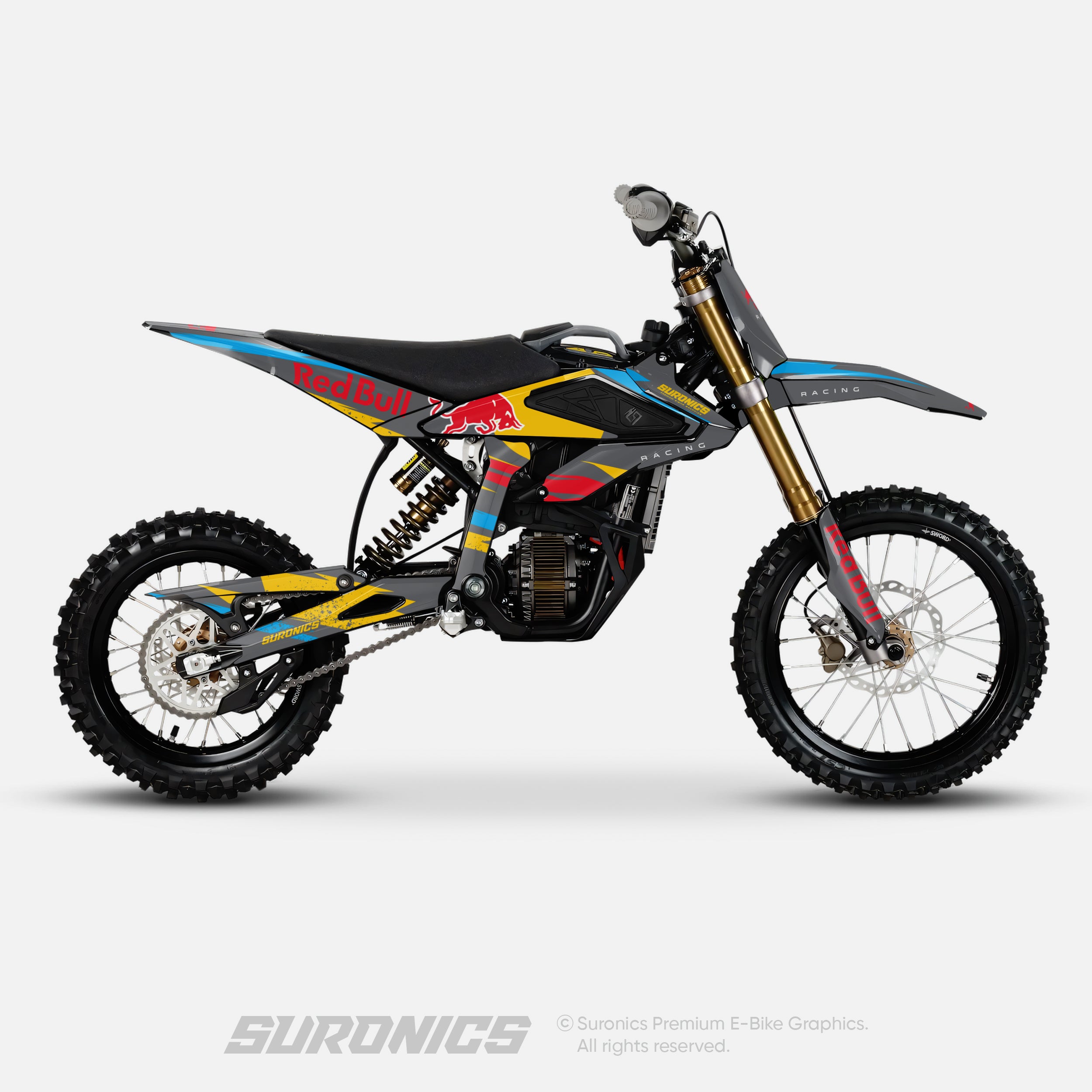 ORIGINAL BULL GREY Surron Hyper Bee Graphics kit