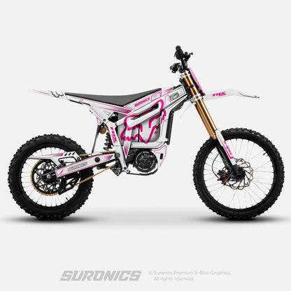 FOX RACER WHITE MAGENTA Talaria Komodo Graphics kit