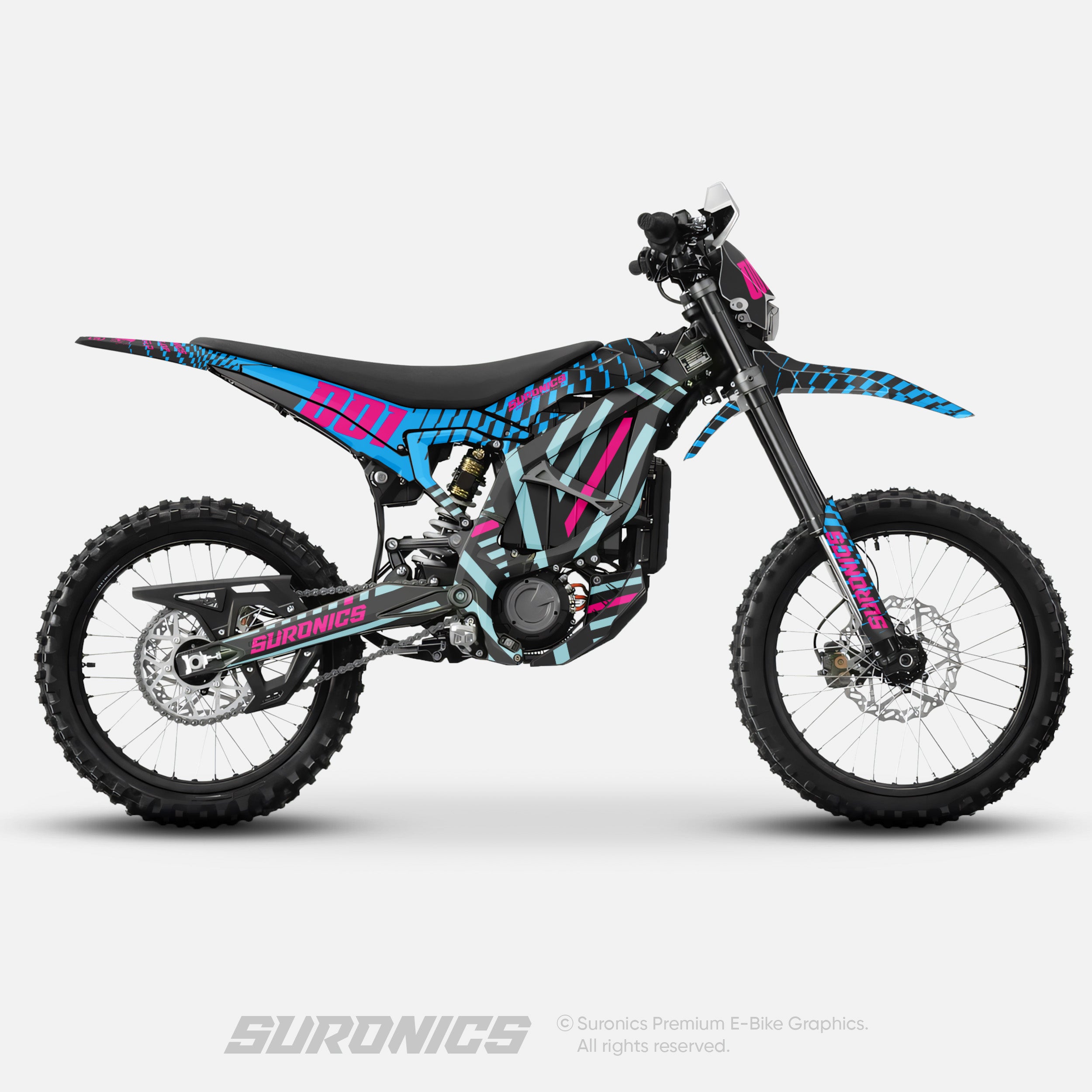 FUTURACE CYAN MAGENTA Surron Ultra Bee Graphics kit
