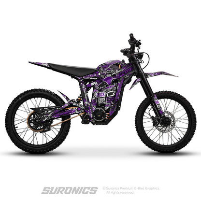 STICKY BLACK PURPLE Talaria Sting MX5 PRO Graphics kit