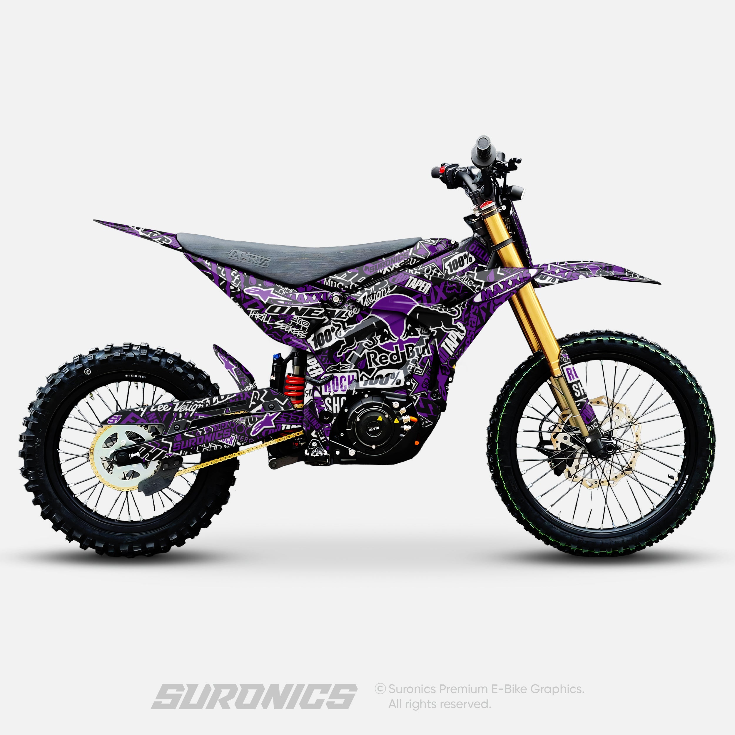 STICKY BLACK PURPLE Altis Sigma Graphics kit