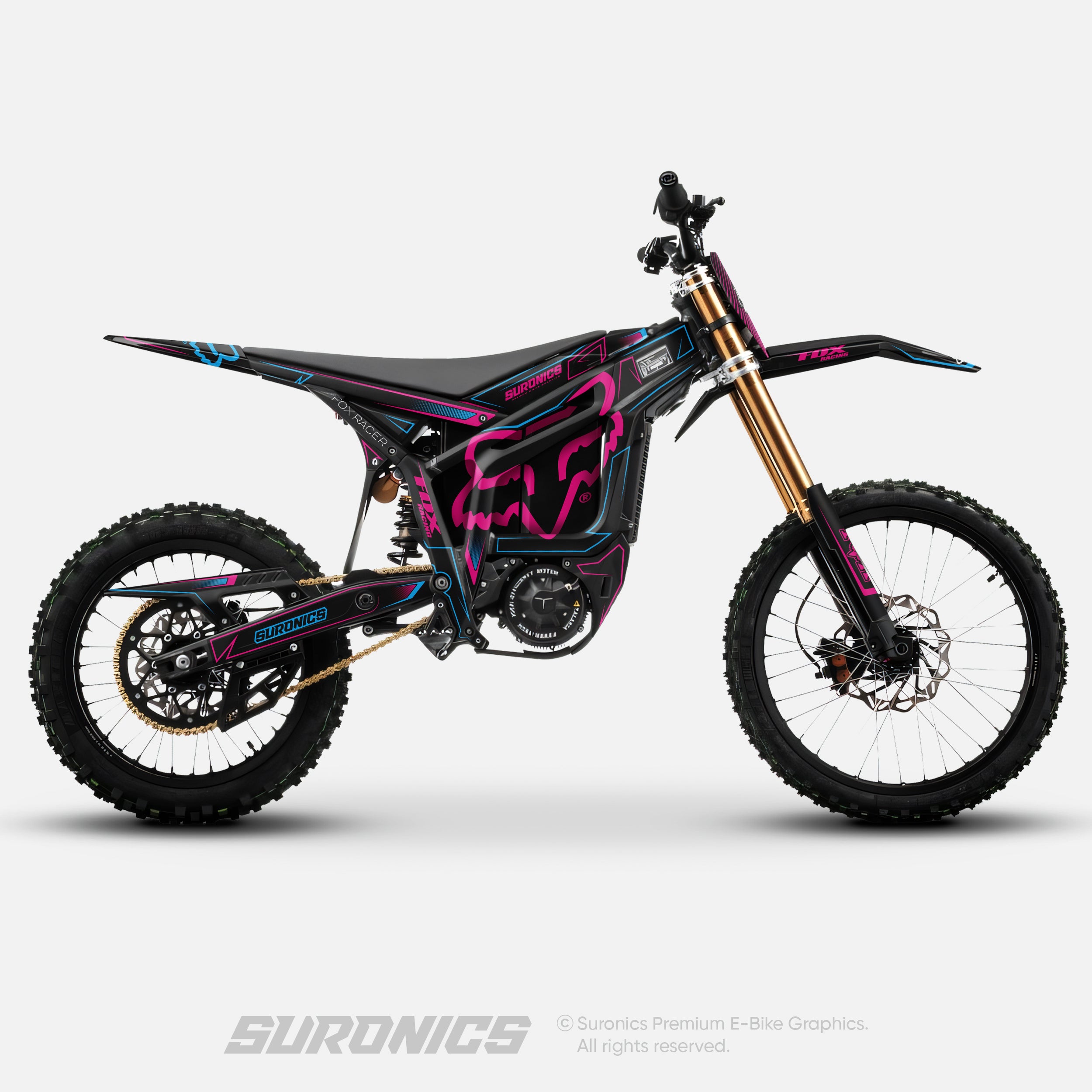 FOX RACER BLACK MAGENTA Talaria Komodo Graphics kit