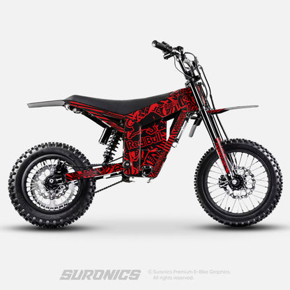 RACE ART BLACK RED Tuttio Soleil 01 Graphics kit