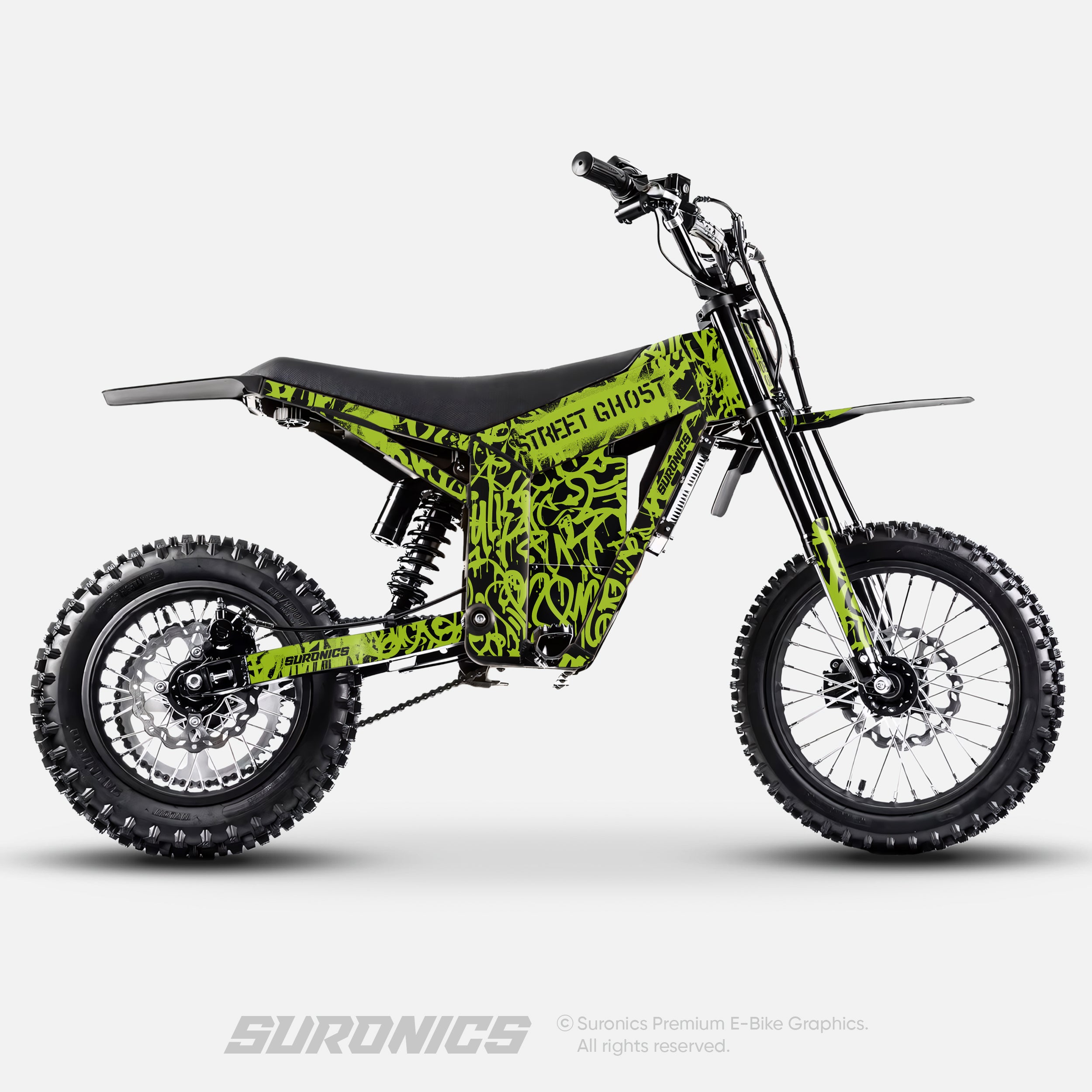 STREET GHOST BLACK GREEN Tuttio Soleil 01 Graphics kit