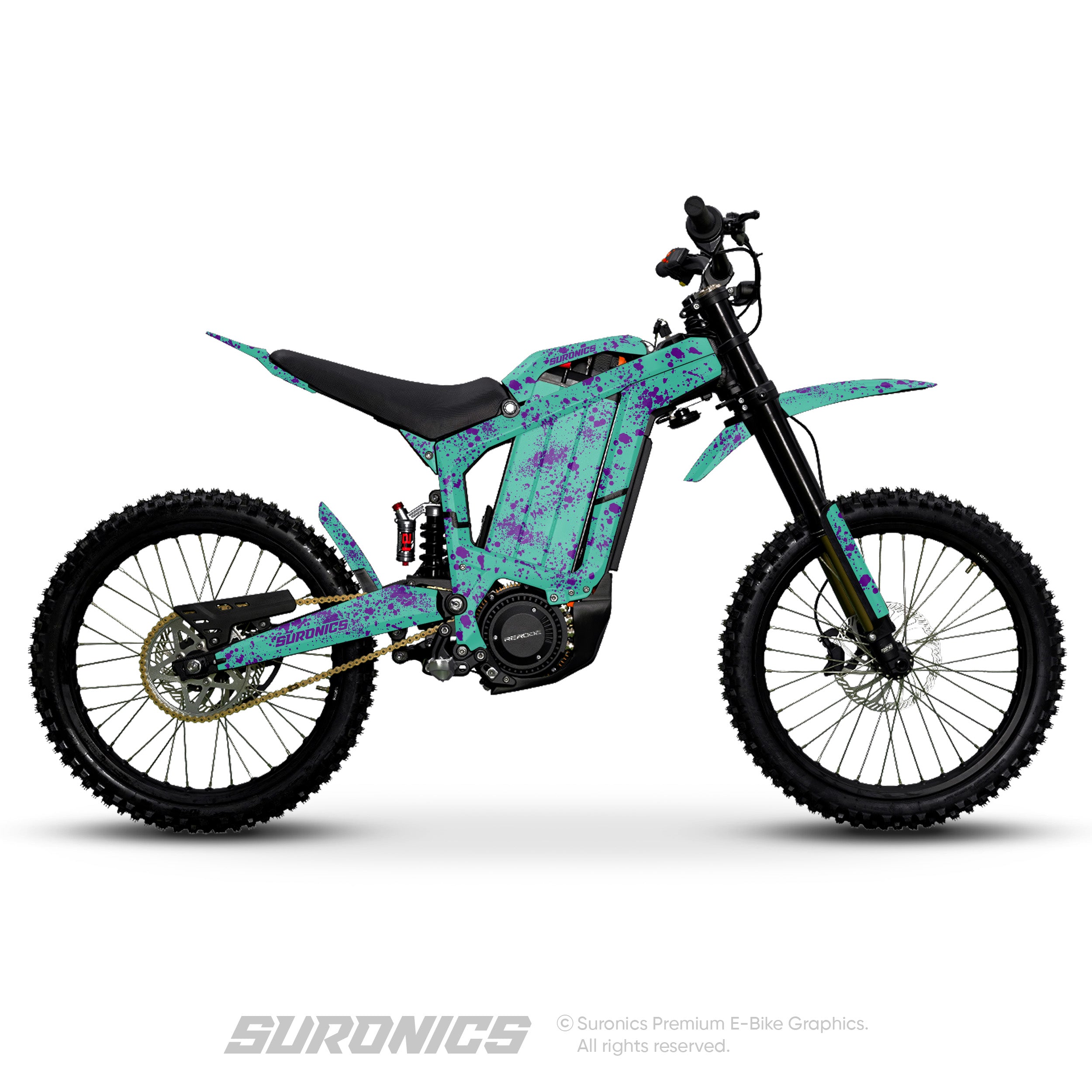 SPLATTER MINT PURPLE Rerode R1 Graphics kit