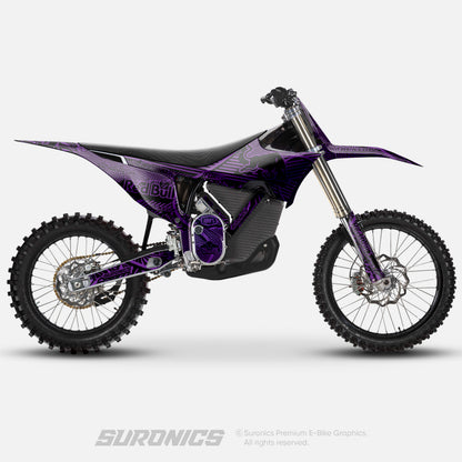 RACE ART BLACK PURPLE Stark Varg Graphics kit